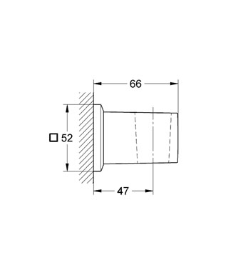 Grohe Allure Brilliant El Duşu Askısı - 27706000 - Thumbnail