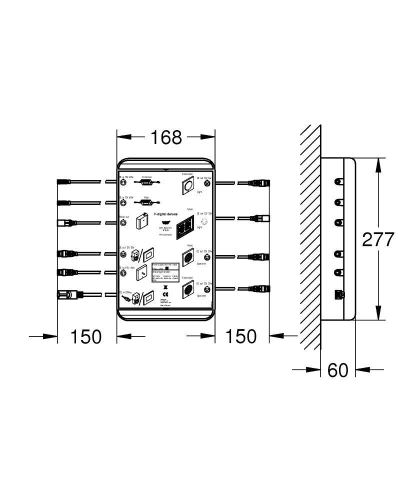 Grohe Grohe F-Digital Deluxe Ana Dağıtım Panosu - 26374000 - Thumbnail