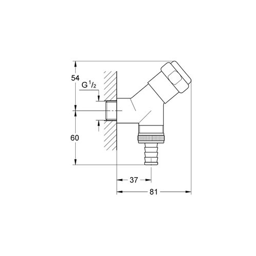 Grohe Çamaşır Musluğu - 41010000 - Thumbnail