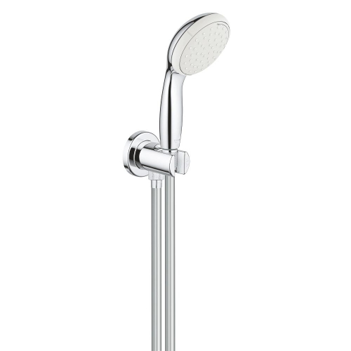 Grohe Temposta 100 El Duşu Askılı Su Çıkış Dirseği, El Duşu ve Spiral Hortum 26406001 - Thumbnail