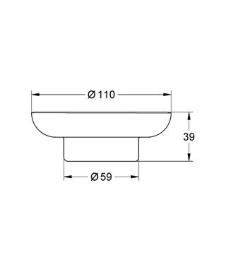 Grohe Essentials Sabunluk Camı - 40368001 - Thumbnail