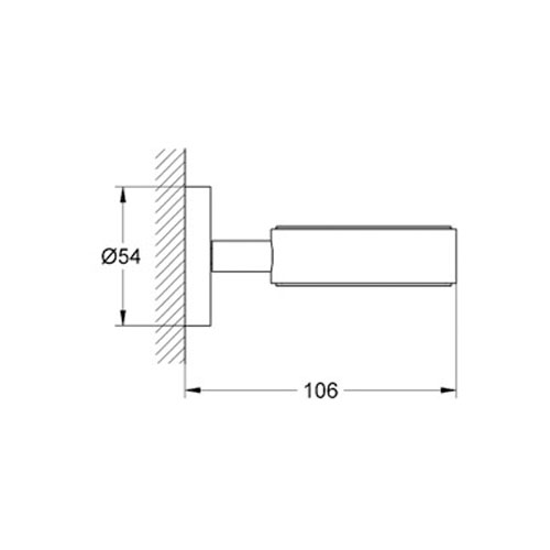 Grohe Essentials Sabunluk Ve Diş Fırçalık Tutacağı - 40369001 - Thumbnail