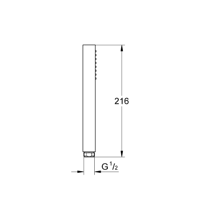 Grohe Euphoria Cube El Duşu 1 Akışlı - 27699000 - Thumbnail