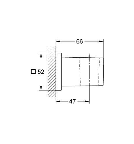 Grohe Euphoria Cube El Duşu Askısı - 27693000 - Thumbnail