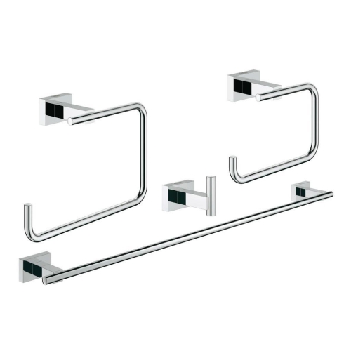 Grohe Eurocube Halka Yuvarlak Havluluk - 40510001 - Thumbnail