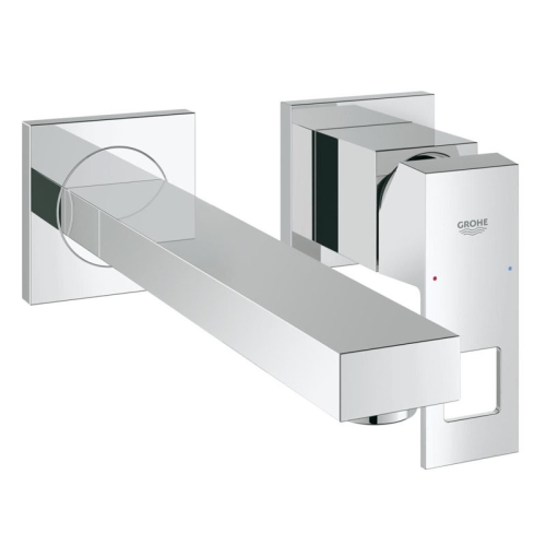 Grohe Eurocube İki Delikli Duvardan Lavabo Bataryası M-Boyut - 23447000 - Thumbnail