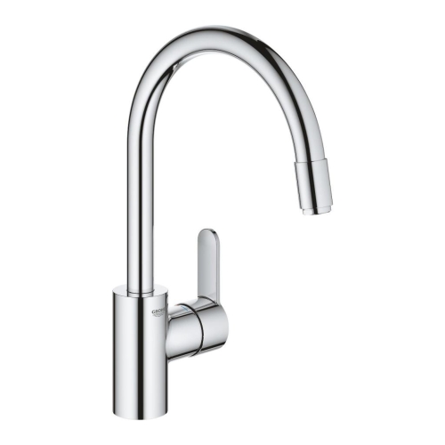 Grohe Eviye Bataryası Spiralli Tek Akış Eurostyle Krom - 31126004 - Thumbnail