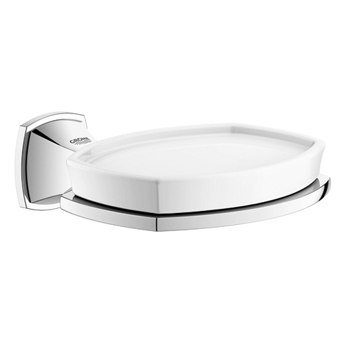 Grohe Sabunluk Ve Tutacağı Grandera Seramik Krom - 40628000 - Thumbnail