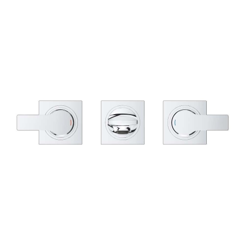 Grohe Allure 3 Delikli Duvardan Lavabo Bataryası S - 20189002 - Thumbnail