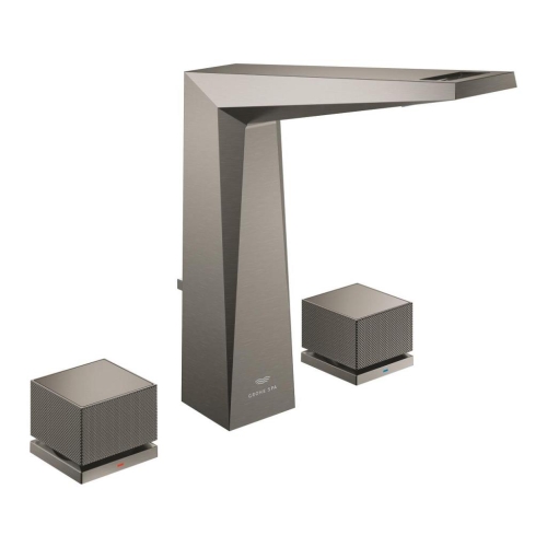 Grohe Allure Brilliant Private Collection 3 Delikli Lavabo Bataryası L Boyut Brushed Hard Graphite - 20670AL0 - Thumbnail