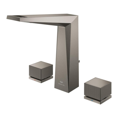 Grohe Allure Brilliant Private Collection 3 Delikli Lavabo Bataryası L Boyut Brushed Hard Graphite - 20670AL0 - Thumbnail