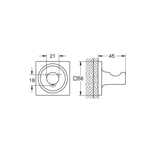 Grohe Allure Havlu/Bornoz Askılığı - 40284001 - Thumbnail