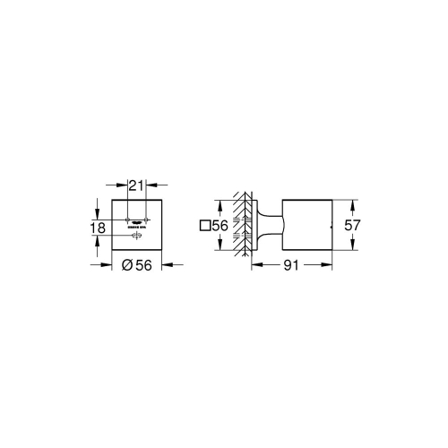 Grohe Allure Sabunluk Tutacağı - 40278001 - Thumbnail