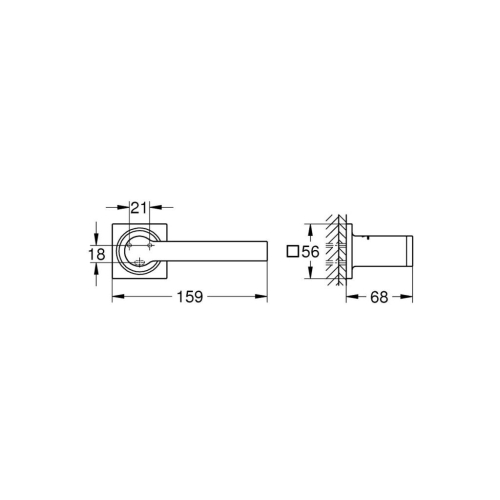 Grohe Allure Tuvalet Kağıtlığı - 40279001 - Thumbnail