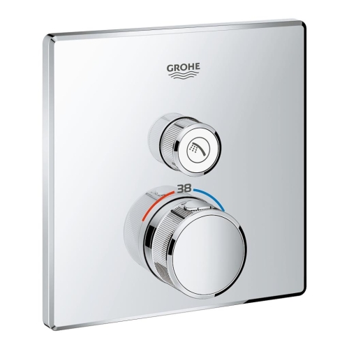 Grohe SmartControl Termostatik Banyo Bataryası Krom-29123000 - Thumbnail