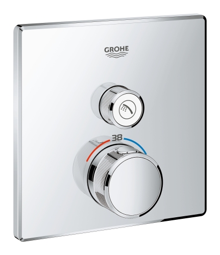 Grohe SmartControl Termostatik Banyo Bataryası Krom-29123000 - Thumbnail
