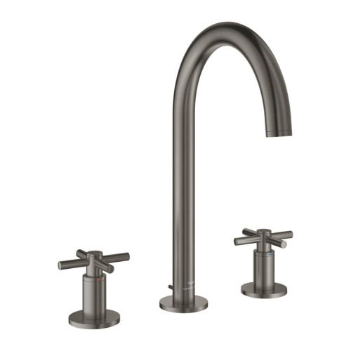 Grohe Atrio 3 Delikli Lavabo Bataryası L-Boyut Brushed Hard Graphite - 20643AL0 - Thumbnail