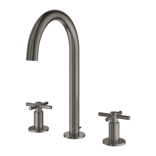 Grohe Atrio 3 Delikli Lavabo Bataryası L-Boyut Brushed Hard Graphite - 20643AL0 - Thumbnail