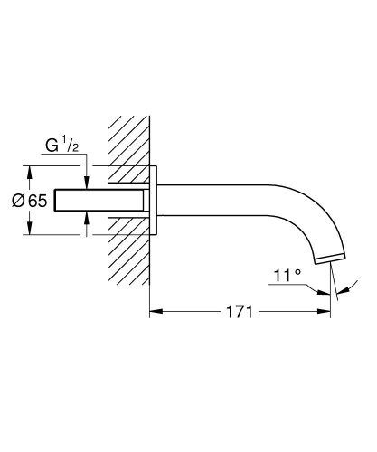 Grohe Atrio Çıkış Ucu - 13487000 - Thumbnail