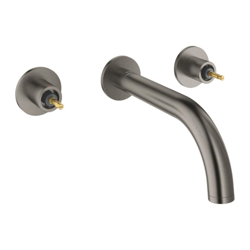 Grohe Atrio Private Collection 3 Delikli Duvardan Lavabo Bataryası M–Boyut Brushed Hard Graphite – 20587AL0 - Thumbnail