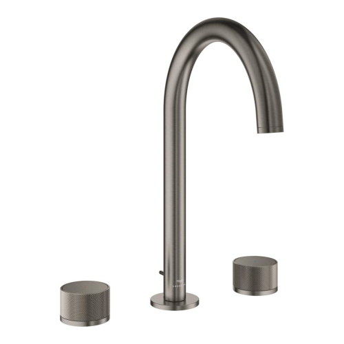 Grohe Atrio Private Collection 3 Delikli Lavabo Bataryası L Boyut Brushed Hard Graphite - 20595AL0 - Thumbnail