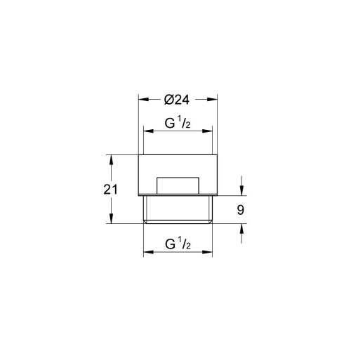 Grohe Debi Düşürücü 8 lt/Dak 1/2