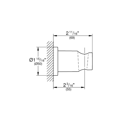 Grohe El Duş Askısı Super Steel - 270774DC0 - Thumbnail