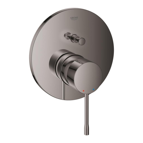 Grohe Essence Ankastre Banyo Duş Bataryası 2 Çıkışlı Divertörlü Hard Graphite - 24167A01 - Thumbnail