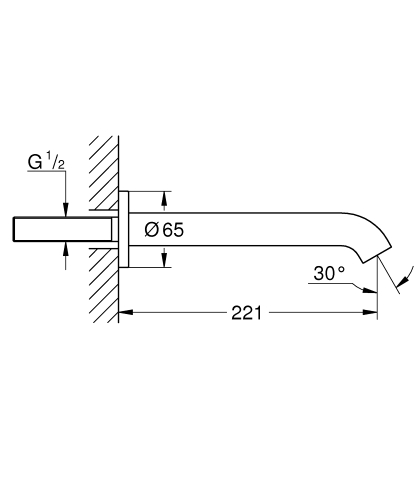 Grohe Essence Çıkış Ucu - 13449A01 - Thumbnail