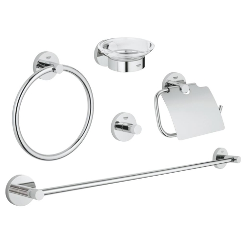 Grohe Essentials 5'İ Bir Arada Banyo Aksesuar Seti - 40344001 - Thumbnail