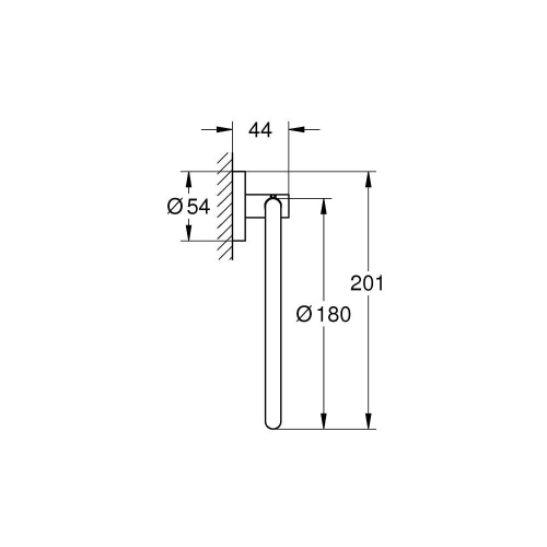 Grohe Essentials Halka Havluluk Warm Sunset - 40365DA1 - Thumbnail