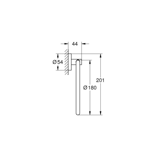 Grohe Essentials Halka Havluluk Warm Sunset - 40365DA1 - Thumbnail