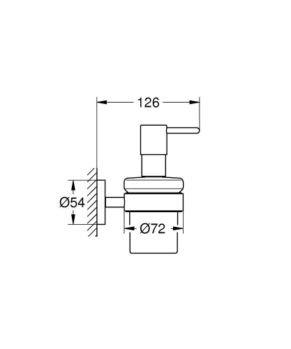 Grohe Essentials Sıvı Sabunluk Seti Mat Siyah - 1022572430 - Thumbnail