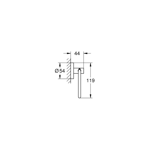 Grohe Essentials Tuvalet Kağıtlığı Warm Sunset - 40689DA1 - Thumbnail