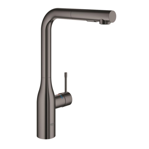 Grohe Eviye Bataryası Spiralli 2 Fonk Essence Hard Graphite - 30504A00 - Thumbnail