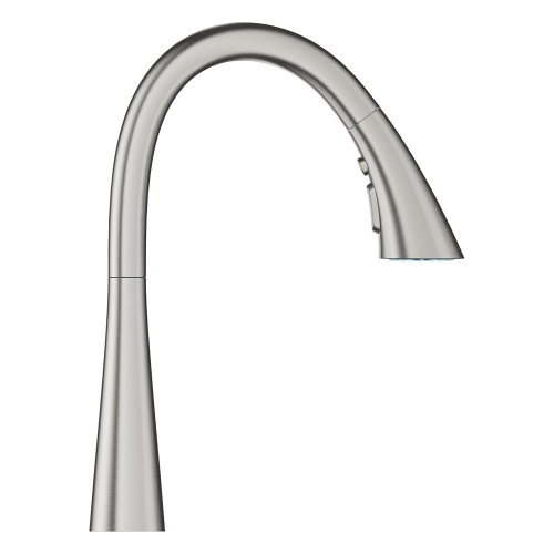 Grohe Eviye Bataryası Spiralli 2 Fonk. Zedra Super Steel - 32294DC2 - Thumbnail