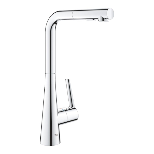 Grohe Eviye Bataryası Spiralli 2 Fonksiyonlu Zedra Krom - 32553002 - Thumbnail