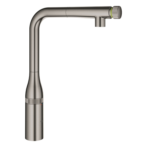 Grohe Eviye Bataryası Spiralli Essence Brushed Hard Graphite - 31615AL0 - Thumbnail