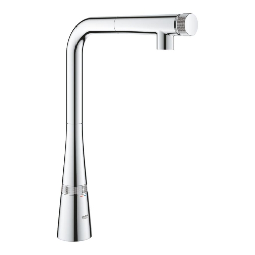 Grohe Eviye Bataryası Spiralli SmartControl Zedra Krom - 31593002 - Thumbnail