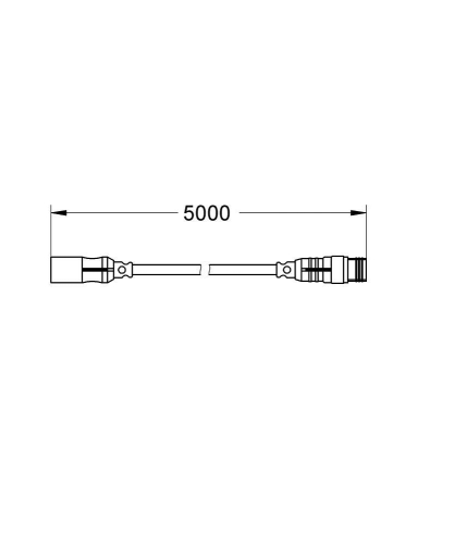 GROHE F-digital Deluxe Buhar jeneratörü için Uzatma Kablosu, 10 m - 47837000 - Thumbnail