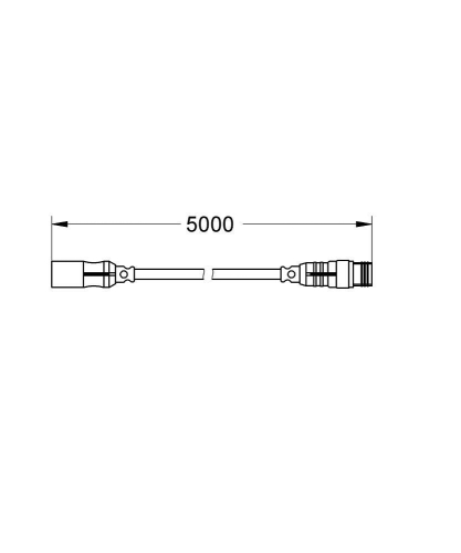 GROHE F-digital Deluxe Isı Sensörü İçin Uzatma Kablosu, 10 m - 47877000 - Thumbnail