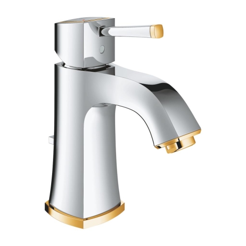 Grohe Grandera Tek Kumandalı Lavabo Bataryası 1/2'' S Boyut Krom/Altın – 24369IG0 - Thumbnail