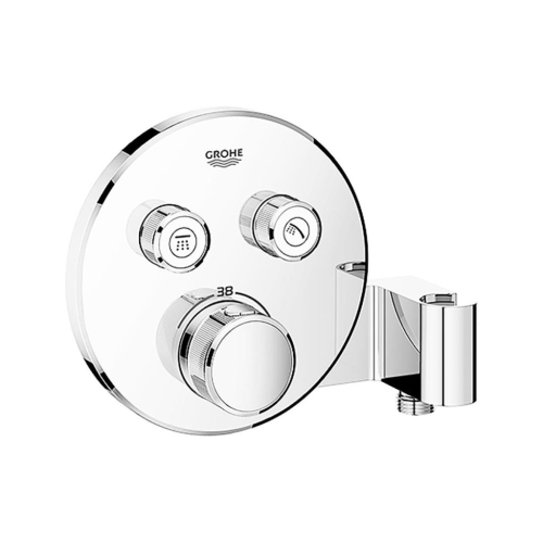 Grohe Grohtherm Smartcontrol Çift Valfli Akış Kontrollü, Ankastre Termostatik Duş Bataryası, Entegre Duş Kolu İle - 29120000 - Thumbnail