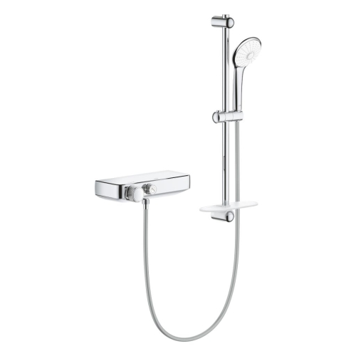 Grohe Grohtherm SmartControl Temostatik Bataryalı Duş Sistemi Krom – 34720000 - Thumbnail