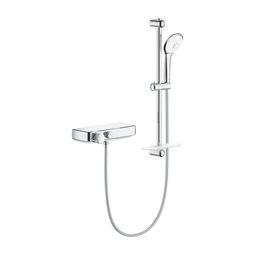 Grohe Grohtherm SmartControl Temostatik Bataryalı Duş Sistemi Krom – 34720000 - Thumbnail