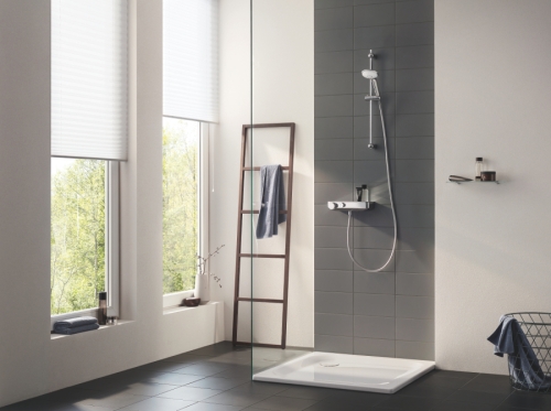 Grohe Grohtherm SmartControl Temostatik Bataryalı Duş Sistemi Krom – 34720000 - Thumbnail