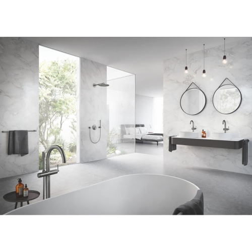 Grohe İkili Havluluk 54 cm Atrio Brushed Hard Graphite - 40308AL3 - Thumbnail