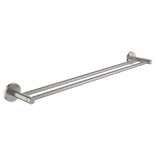 Grohe İkili Havluluk 60 cm Essentials Super Steel - 40802DC1 - Thumbnail