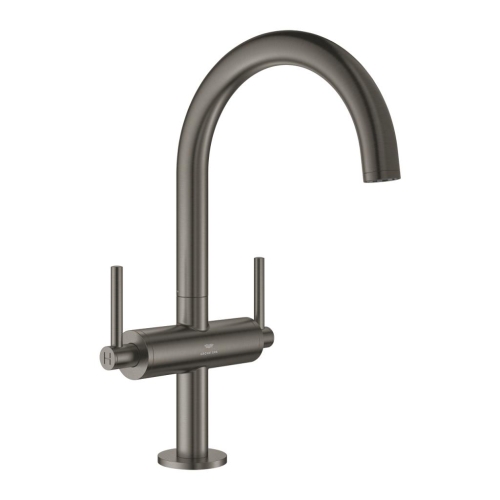 Grohe Lavabo Bataryası Atrio L Boyut Brushed Hard Graphite - 21145AL0 - Thumbnail