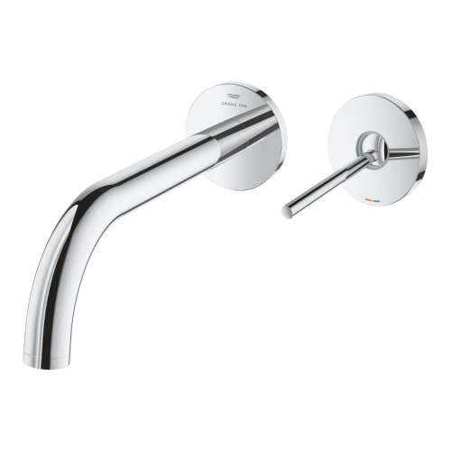 Grohe Lavabo Bataryası İki Delikli Duvardan Atrio Krom - 29406000 - Thumbnail